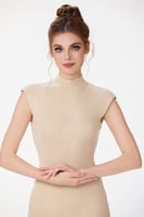 فستان صوف ناعم استريتش