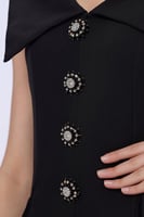 فستان كريب بازرار مميزة