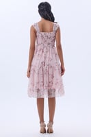 فستان شيفون بقصة كورسيه