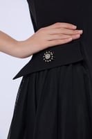 فستان كريب بازرار مميزة