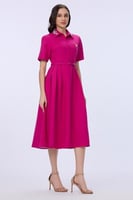 فستان كريب فوشي