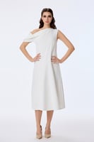 فستان كريب ناعم