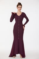 فستان صوف استريتش