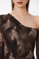 فستان تول استرتش