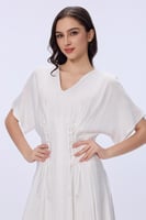 فستان كريب سكري