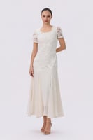 فستان سكري كلوش