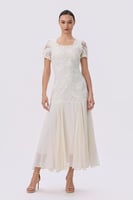 فستان سكري كلوش