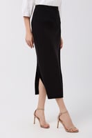 تنورة كريب استرتش أسود