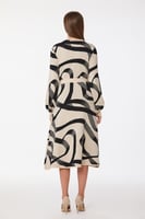 فستان صوف استريتش