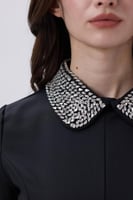 فستان أسود ميدي