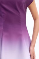 فستان متدرج بلون البنفسجي