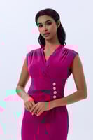 فستان كريب فوشي