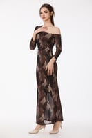 فستان تول استرتش