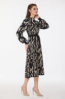 فستان صوف استريتش