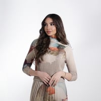 طقم بليسيه بالوان خريفية