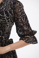 فستان طبع مخمل