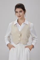 سترة بيج بتقليم رصاصي