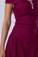 فستان أوف شولدر فوشي