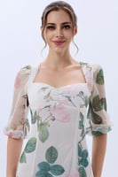 فستان تول شبكي