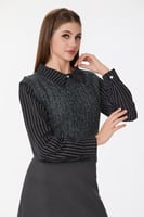 بلوزة صوف وقطن