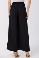 بنطلون كريب ناعم أسود