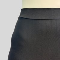 تنورة قطن كلوش مكسر أسود