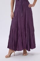 فستان ماكسي بلون بنفسجي أنيق