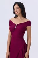 فستان أوف شولدر فوشي