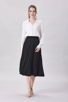 تنورة كلوش تكسير ميدي