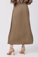 تنورة كريب بليسيه ناعم