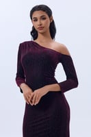 فستان تول بنقشة الفهد