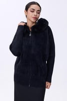 جاكيت فرو اسود