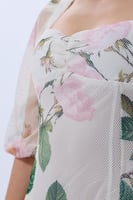 فستان تول شبكي