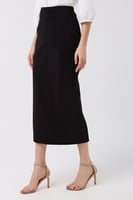 تنورة كريب استرتش أسود