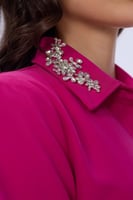 فستان كريب فوشي