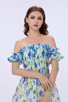 فستان مشجر أوف شولدر