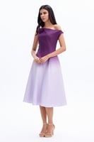 فستان متدرج بلون البنفسجي