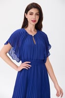 فستان بليسية أزرق ملكي