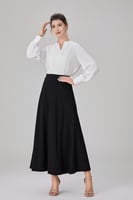 بلوزة ابيض سادة