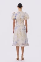 فستان ميدي بطبعة خفيفة