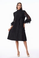 فستان بليسيه اسود