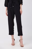 بنطلون قطن أسود