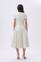 فستان ميدي أوف وايت للعيد | Prando