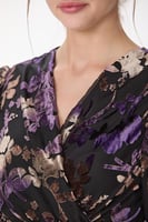 فستان طبع مخمل