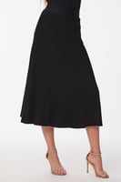 تنورة استريتش اسود