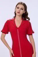 فستان استرتش احمر