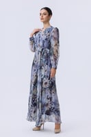 فستان بطبعة الزهور