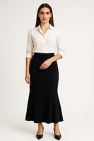 تنورة بقصه غير منتظمة