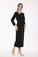 فستان استرتش مع كريستال