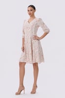 فستان بنقشة الزهور